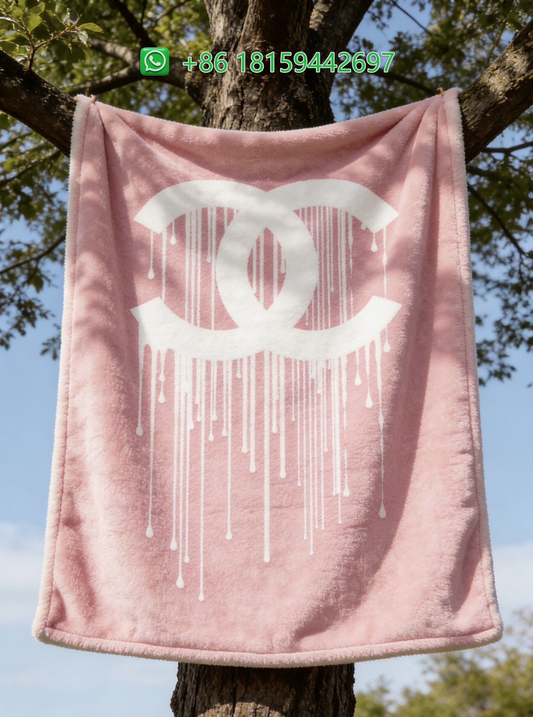 Chanel Throw Blankets